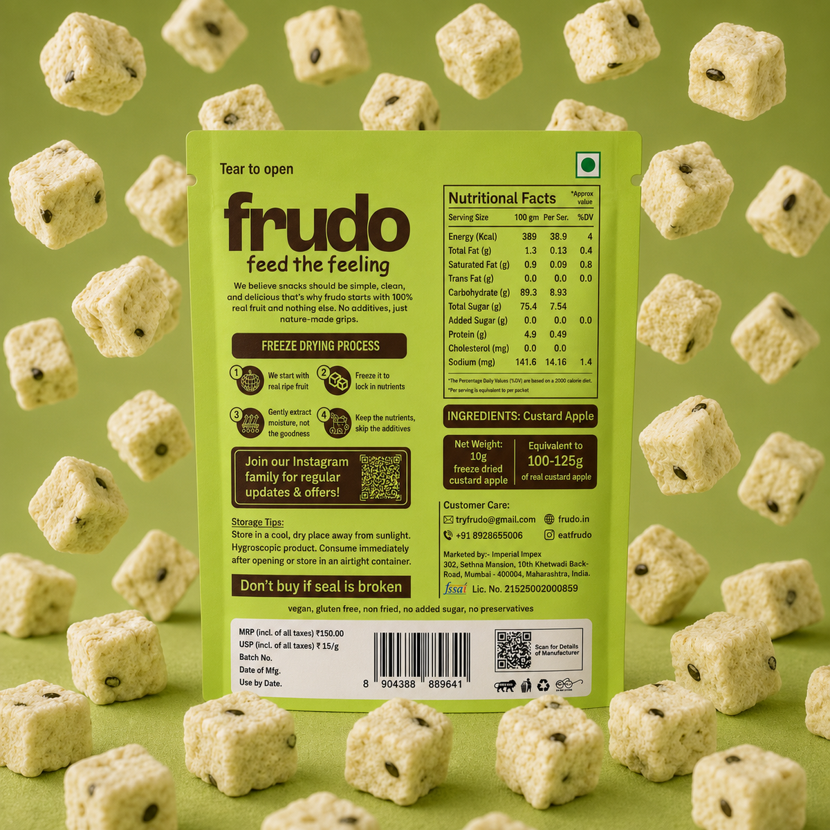 Custard Apple Cubes